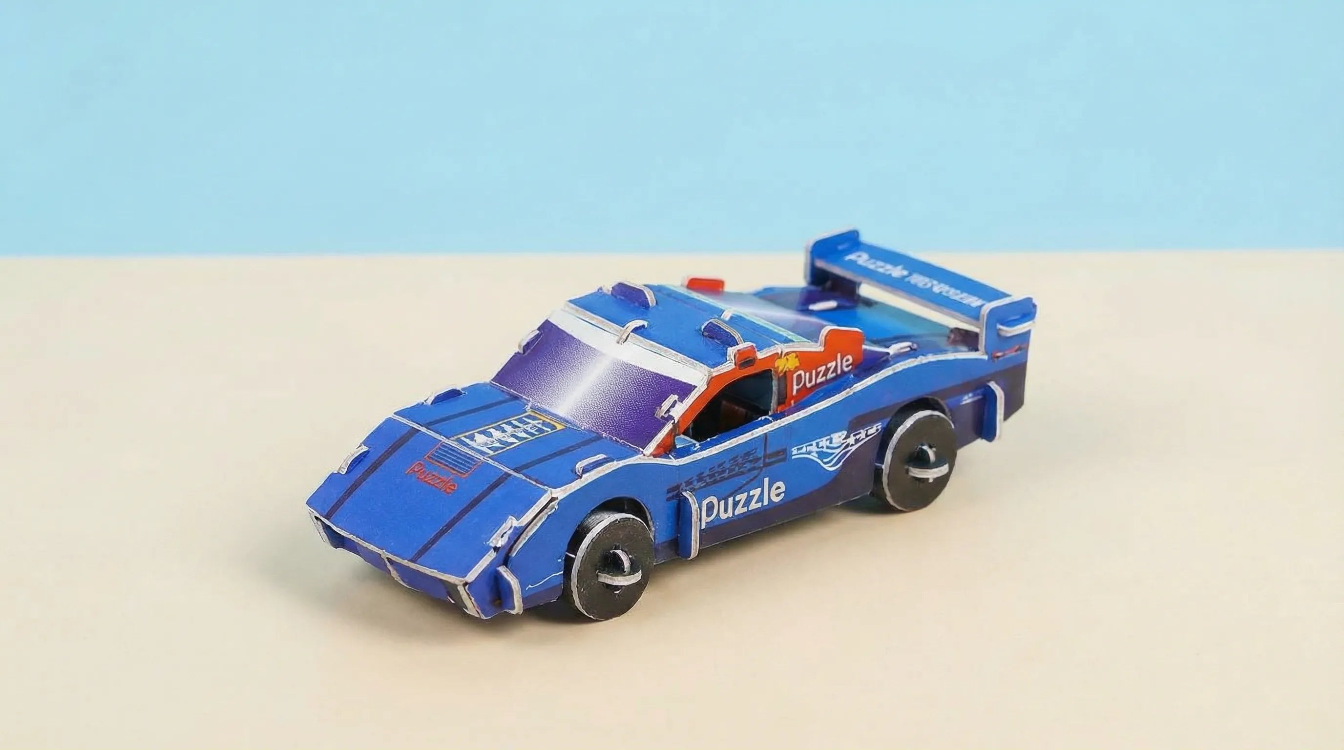 Thunder Racing Car 3D Jigsaw Puzzle