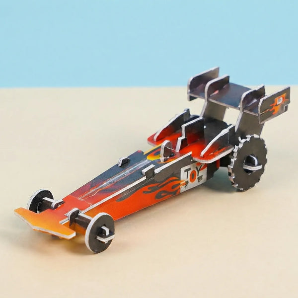 Drag Racing Car 3D Jigsaw Puzzle