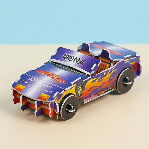 Street Racing Sports Car 3D Jigsaw Puzzle