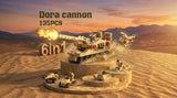 Dora Cannon 6 in 1 Building Blocks Set  (135 Pieces)
