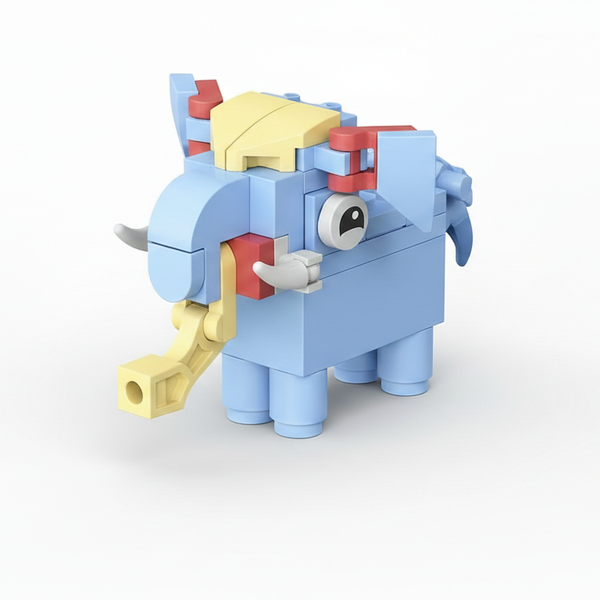 Elephant Building Block Pencil Sharpener