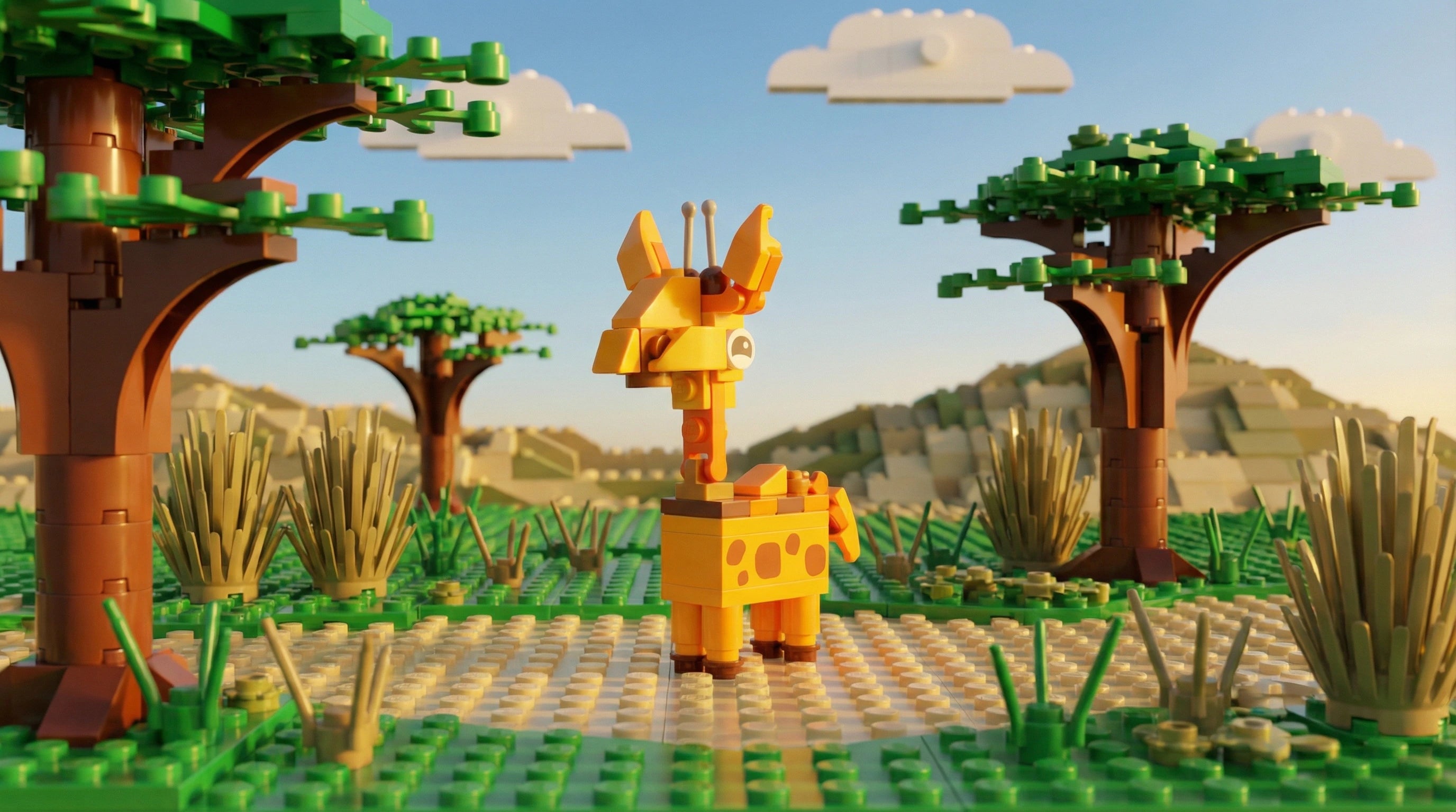 Giraffe Building Block Pencil Sharpener