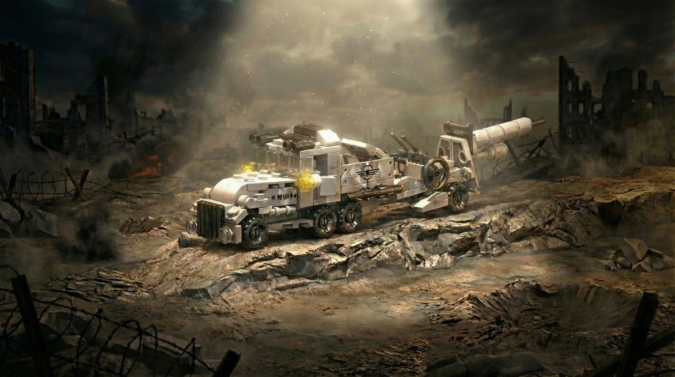 Vehicle Mortar 6 in 1 Building Blocks Set (137 Pieces)